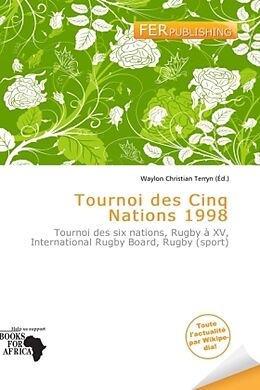 Couverture cartonnée Tournoi des Cinq Nations 1998 de 