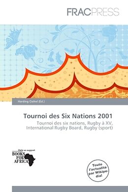 Couverture cartonnée Tournoi des Six Nations 2001 de 