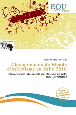 Couverture cartonnée Championnats du Monde d'Athlétisme en Salle 2010 de 