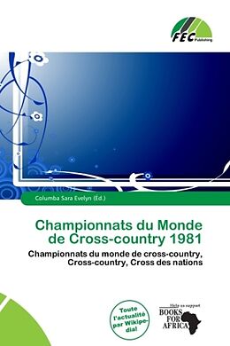 Couverture cartonnée Championnats du Monde de Cross-country 1981 de 