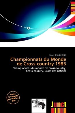 Couverture cartonnée Championnats du Monde de Cross-country 1985 de 