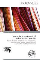 Couverture cartonnée Georgia State Board of Pardons and Paroles de 