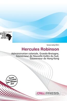 Couverture cartonnée Hercules Robinson de 