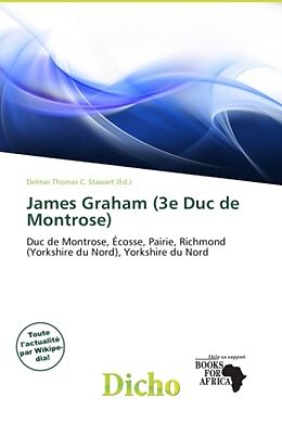 Couverture cartonnée James Graham (3e Duc de Montrose) de 