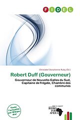 Couverture cartonnée Robert Duff (Gouverneur) de 