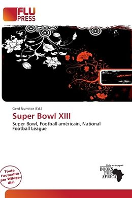 Couverture cartonnée Super Bowl XIII de 