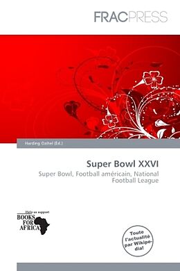 Couverture cartonnée Super Bowl XXVI de 