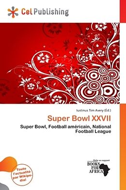 Couverture cartonnée Super Bowl XXVII de 