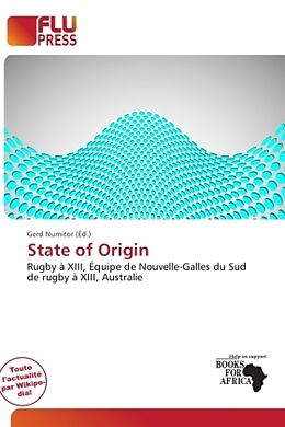 Couverture cartonnée State of Origin de 