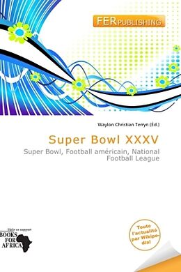 Couverture cartonnée Super Bowl XXXV de 