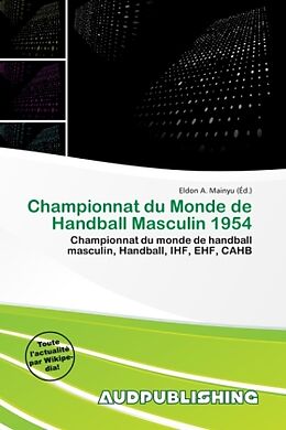 Couverture cartonnée Championnat du Monde de Handball Masculin 1954 de 