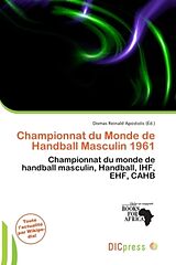 Couverture cartonnée Championnat du Monde de Handball Masculin 1961 de 