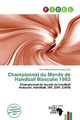 Couverture cartonnée Championnat du Monde de Handball Masculin 1982 de 