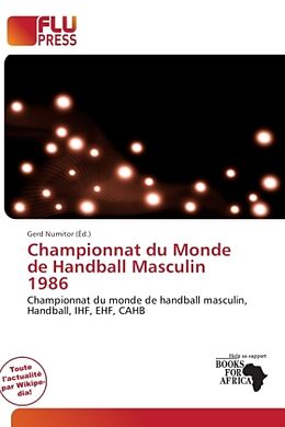 Couverture cartonnée Championnat du Monde de Handball Masculin 1986 de 