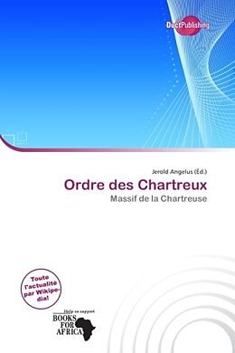 Couverture cartonnée Ordre des Chartreux de 