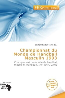 Couverture cartonnée Championnat du Monde de Handball Masculin 1993 de 