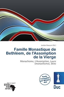 Couverture cartonnée Famille Monastique de Bethléem, de l'Assomption de la Vierge de 