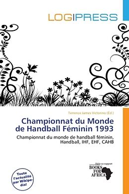 Couverture cartonnée Championnat du Monde de Handball Féminin 1993 de 