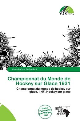 Couverture cartonnée Championnat du Monde de Hockey sur Glace 1931 de 