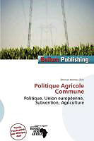 Couverture cartonnée Politique Agricole Commune de 