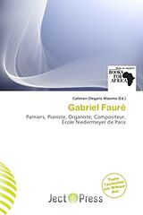 Couverture cartonnée Gabriel Fauré de 