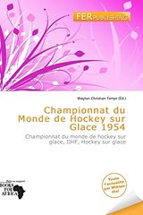 Couverture cartonnée Championnat du Monde de Hockey sur Glace 1954 de 