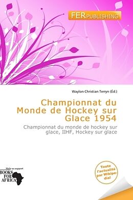 Couverture cartonnée Championnat du Monde de Hockey sur Glace 1954 de 