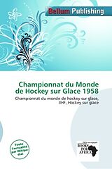 Couverture cartonnée Championnat du Monde de Hockey sur Glace 1958 de 