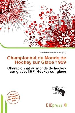 Couverture cartonnée Championnat du Monde de Hockey sur Glace 1959 de 