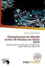 Couverture cartonnée Championnat du Monde Junior de Hockey sur Glace 2010 de 