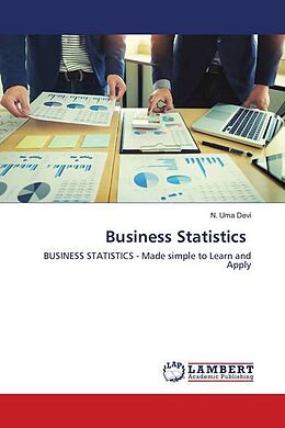 Kartonierter Einband Business Statistics von N. Uma Devi