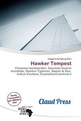 Couverture cartonnée Hawker Tempest de 