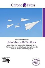 Couverture cartonnée Blackburn B-24 Skua de 