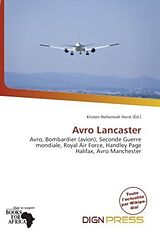 Couverture cartonnée Avro Lancaster de 