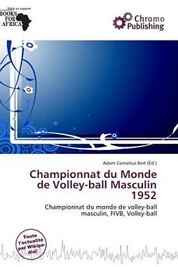 Couverture cartonnée Championnat du Monde de Volley-ball Masculin 1952 de 