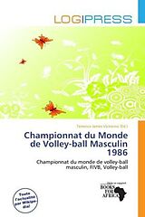 Couverture cartonnée Championnat du Monde de Volley-ball Masculin 1986 de 