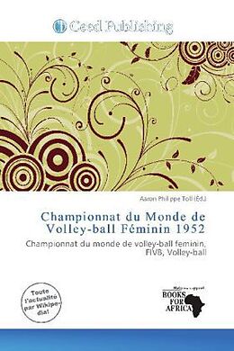 Couverture cartonnée Championnat du Monde de Volley-ball Féminin 1952 de 