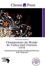 Couverture cartonnée Championnat du Monde de Volley-ball Féminin 1970 de 