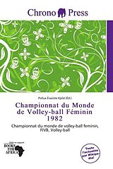 Couverture cartonnée Championnat du Monde de Volley-ball Féminin 1982 de 