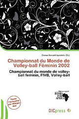 Couverture cartonnée Championnat du Monde de Volley-ball Féminin 2002 de 