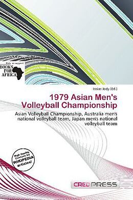 Couverture cartonnée 1979 Asian Men's Volleyball Championship de 