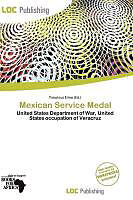 Couverture cartonnée Mexican Service Medal de 