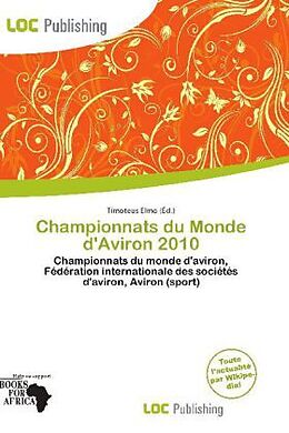 Couverture cartonnée Championnats du Monde d'Aviron 2010 de 