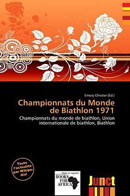 Couverture cartonnée Championnats du Monde de Biathlon 1971 de 