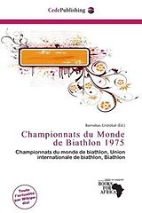 Couverture cartonnée Championnats du Monde de Biathlon 1975 de 