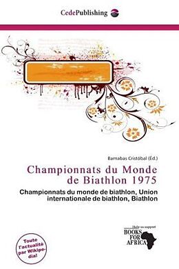 Couverture cartonnée Championnats du Monde de Biathlon 1975 de 