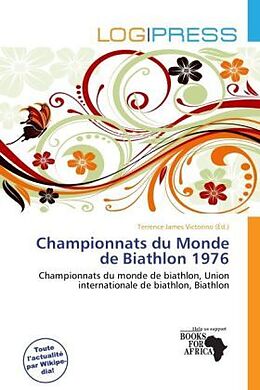 Couverture cartonnée Championnats du Monde de Biathlon 1976 de 