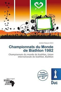 Couverture cartonnée Championnats du Monde de Biathlon 1982 de 