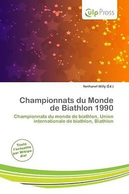 Couverture cartonnée Championnats du Monde de Biathlon 1990 de 