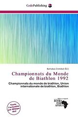 Couverture cartonnée Championnats du Monde de Biathlon 1992 de 